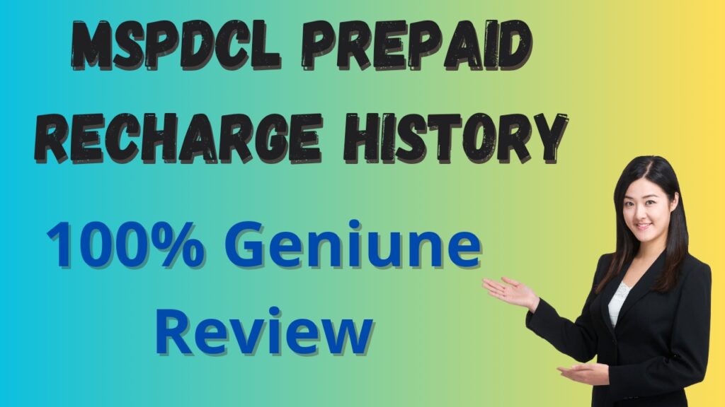 Mspdcl Recharge History 100% Genuine Review